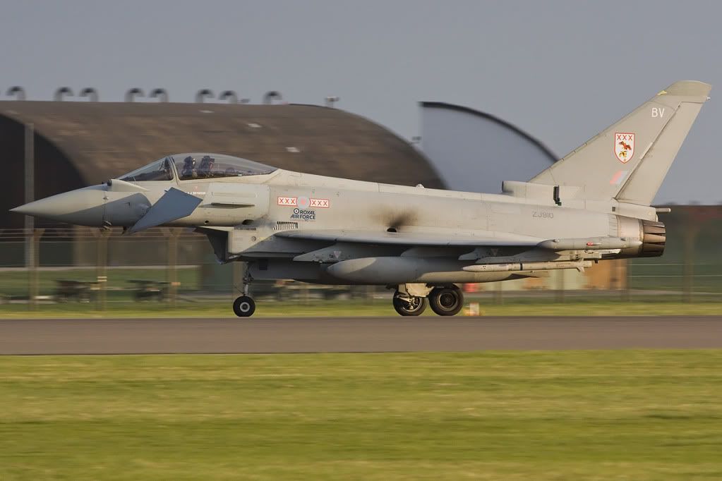 Coningsby in the evening 140410 FighterControl